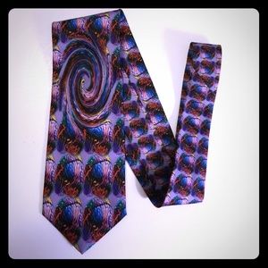 Vtg 1996 Ralph Marlin "Brain Wear" Men's Tie